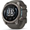 Garmin Smartwatch Garmin Fenix 9 43 mm grigio ciottolo zaffiro AMOLED Sport Health...