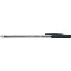 Q-Connect Classiche penne a sfera nere, spessore tratto 0,5 mm, inchiostro resistente alla luce, confezione da 50 pezzi, per ufficio, casa e scuola