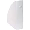 Exacompta - Ref 18213D - Portariviste MAG-CUBE - 266 x 82 x 305 mm, foro per le dita sul dorso, adatto per documenti A4+, grande capacità di archiviazione - bianco ufficio