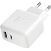 Xtorm Alimentatore USB-C + USB da 30 W con tecnologia GaN, Xtorm Volt II - Bianco