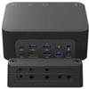 Logitech Logi Dock Focus Room Kit UC - Sistema di videoconferenza personale - 4K Ultra HD - 90 fps - 5x - Grafite