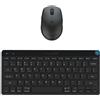 JLab Set di tastiera e mouse Bluetooth senza fili JLAB Audio Go Go DE-Layout Multiplo