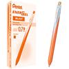 Pentel BL437 Energel Slim roller scatto 0,7 mm, arancio 12 pz