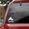Snowify Adesivo auto Burton Montagna Sci Snowboard 15x15 cm PVC Impermeabile
