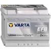 VARTA Professional Dual Purpose EFB (LED60) 12V 60Ah 640A - Batteria EFB per camper, roulotte & barche, starter e servizi, manutenzione zero, energia media
