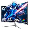 Gawfolk Monitor curvo da gaming da 27 pollici, 200 Hz, schermo per PC con altoparlante