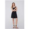 Tezenis Shorts Effetto Crepe Con Coulisse Donna Nero