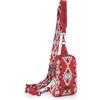 Wrangler - Wrangler Aztec Sling Bag, Borsa a tracolla Unisex - Adulto