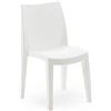 ipae progarden IPAE-PROGARDEN Sedia da Giardino Impilabile Intrecciata Colore Bianco - Modello Lady