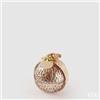 EDG Enzo De Gasperi Candela Sfera di Natale Vetro D 8 Cm Cinnamon Ambra