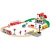 BRIO World - Set stazione centrale, Set ferrovia in legno 3+, per bambini