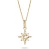 Thomas Sabo Collana stella, Lega Premium placcato oro 18k, 45-50 cm