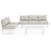 BIZZOTTO KONNOR SET SALOTTO ANGOLARE BIANCO 0662757 BIZZOTTO