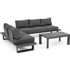 BIZZOTTO SET SALOTTO ANGOLARE CON CUSCINI KONNOR 0662758 BIZZOTTO