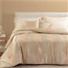 Caleffi Trapunta Leggerissima In Raso Jacquard Gelso Matrimoniale Dreaming Biscotto Caleffi