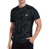 MEETWEE Rash Guards Uomo, Manica Corta Maglietta Sportiva Maglia Protettiva Anti UV Magliette Sportive T-Shirt Short Sleeve Piscina Running, Protezione Solare UPF 50+