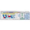 Logickeyboard LKB-CBASE-CWMU-UK Tastiera USB QWERTY inglese multicolore (LKB-CBASE-CWMU-UK)