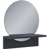 VICCO Specchio bagno Vicco Elyra Nero 40 x 47.5 cm con ripiano, Model 58384