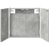 vidaXL Armadietto per bersaglio da freccette, grigio cemento, 56 x 12 x 53,5 cm, materiale composito di legno