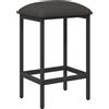 vidaXL Sgabello da bar, grigio scuro, 40 x 32 x 64 cm, materiale composito di legno