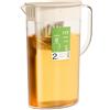 Generic Brocca Per Acqua Con Infusore Per Frutta - Brocca Con Infusore - Brocca Per Acqua Da 2 Litri Con Coperchio E Infusore Per Frutta - Servizio Per Bevande, Brocca Per Acqua Fredda, Dispenser Per Bevande