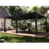 PERGOLUX Pergola S3 Bioclimatica 4x6m, Manuale, Autoportante, Nero
