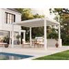 PERGOLUX Pergola Sundream S3 Bioclimatica 3x4m, Motorizzata, Autoportante, Bianca