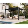 PERGOLUX Pergola Sundream S3 Bioclimatica 3x4m, Motorizzata, Autoportante, Nero