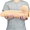 SAUVASFZ SUMME Fallo gigante XXL, fallo grande da 3 kg con sex toy in silicone liquido per donna, fallo prostatico morbido, ventosa potente, sex toy per donna, giocattoli estremi realistici(Fleischfarben)