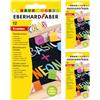 EBERHARD FABER 599031 - Gesso Lavagna Colori, 36 gessetti in 12 Colori Base e Neon
