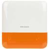 Hikvision AXPRO DS-PS1-E-WE Sirena allarme senza fili Wireless 868MHz 110dB indicatore LED Arancione da esterno IP65
