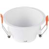V-TAC VT-925-W portafaretto led da incasso rotondo incavo faretto GU10 colore bianco in policarbonato sku 6636