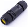 V-TAC VT-868 scatola di derivazione con 2 terminali interni plastica nero IP68 - SKU 5977