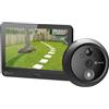 EZVIZ HP4 Spioncino Videocitofono intelligente Wi-Fi video HD 1080p 155° audio bidirezionale schermo da 4,3 slot per scheda SD controllo tramite smartphone