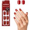 Kiss Unghie Press-on Kimc013c Quadrate Corte Reddy Or Not 30 Pezzi