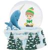 Precious Moments Let The Natale Spirit Guida You Elfo Musicale Neve Globe