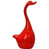 SPOUR Swan Scopino De Toilette Scopino WC Porte De Brosse De Toilette E Forma di Supporto per Bagno,Rosso