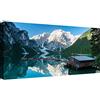 canvashop Quadri Moderni Montagna 120X60 Cm Lago Di Braies 01 Quadro Su Tela Canvas Stampe Da Parete Dolomiti