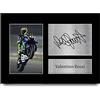 HWC Trading Valentino Rossi A4 Senza Cornice Firmato Regalo Visualizzazione Delle Foto Print Immagine Autografo Stampato Per Superbikes I Fan Della Motogp
