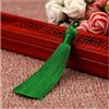 SHTGOI 10 pezzi, 8 cm, nappe fatte a mano, ciondolo con frange con cordoncino in seta di ghiaccio, passanti per segnalibri, nappe per gioielli, souvenir fai da te, accessori per bricolage, colore