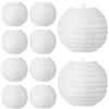 Poraceous 10 Pezzi Lanterne di Carta Bianche, 7.5 CM Mini Lanterne Cinesi, Lanterna di Carta da Appendere, Lanterna di Carta da Esterno, Paper Lanterns per Decorazioni Domestiche, Feste e Matrimoni