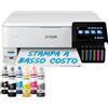 STAMPANTE FOTOGRAFICA ECOTANK ET 8500 CON SERBATOI D'INCHIOSTRO STAMPA DI ALTA Q