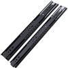 Lrocotanc Guide Cassetti 300 mm, Estrazione Totale, Cuscinetti a Sfera, 45 kg, 1 Paio | Estrazione 300 mm, chiusura ammortizzata, montaggio laterale facile, guide resistenti per cassetti di cucina e mobili