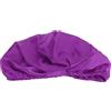 VETESHENM Cuffia per Capelli in Seta per Dormire, Cuffia in Raso di Seta Donna per la Cura dei Capelli Durante la Notte, Cuffia in Seta Morbida e Traspirante con Design a Nodo (Viola)