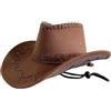 TMTGTS Cappello da cowboy, cappello estivo, cappello a tesa larga, cappello Wyoming Derby per esterni, protezione solare, cappello da trekking, cappello da sole per donna, uomo e bambino