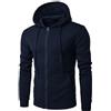 Generic Felpe con cappuccio con zip per uomo felpe da uomo Uk leggera sport felpa con cappuccio all'aperto classica versatile felpa tinta unita elegante felpa casual con tasche comfort giacca con cappuccio