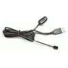 hd-line 2INF-1USB Deport infrarossi per telecomando trasmettitore IR, colore: Nero