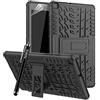 iCatchy Per Samsung Galaxy Tab A 8.0 2019 Caso [SM-T290 SM-T295] Heavy Duty Armor Hybrid Antiurto Dual Layer Cover Rigida (nero)