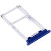 senza marchio Alloggio Compatibile con XIAOMI Mi 9 Lite M1904F3BG / MI CC9 (6.39) SUPPORTO adattatore SLOT PORTA CARD SCHEDA SIM carrello Vassoio per NANO SIM + vano Memoria Micro Sd o Scheda SIM2 (Blu)