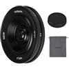 7artisans 7artisan - Obiettivo ultra sottile APS-C Prime da 18 mm F6.3, adatto per fotocamere compatte mirrorless Sony A7 A7II A7III (A7M3) A7R A7RIII A7S A7SIII A6000 A6300